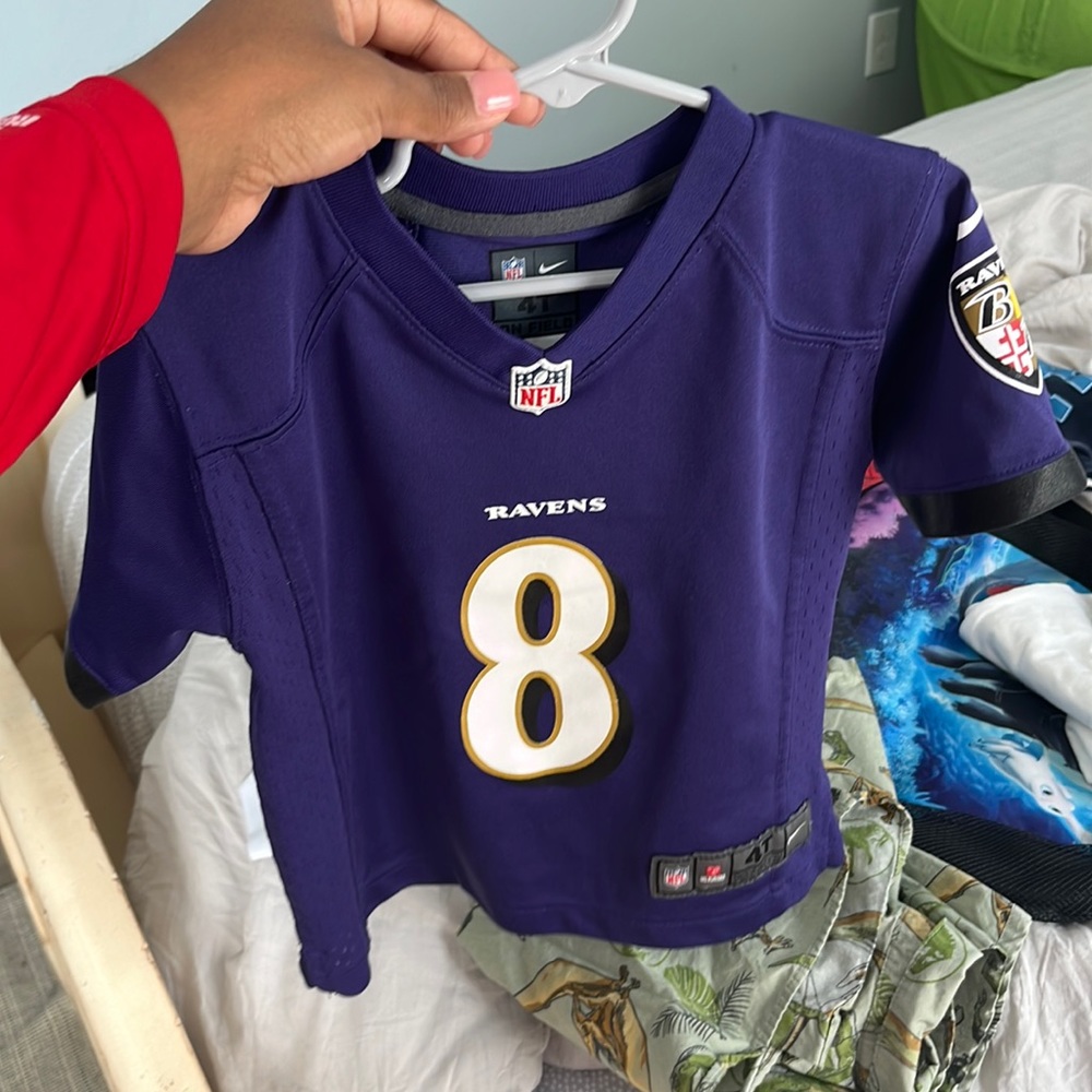 Kids Baltimore Ravens Jersey-4T
